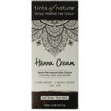 Tints of Nature - Dark Brown - Semi-Permanent Henna Cream - Haarkleuring - Single Pack