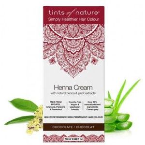Tints of Nature - Chocolate - Semi-Permanente Henna Crème Haarkleuring - Single Pack
