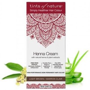 Tints of Nature Henna cream light brown semi permanent  70 Milliliter