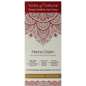 Tints Of Nature - Henna Cream - Gouden Blond - Semi-Permanent - 70 Milliliter
