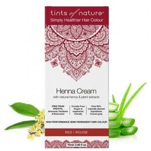 Tints Of Nature - Henna Cream - Rood - Semi Permanent - 70 ml