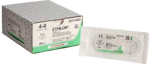 Ethilon hechtdraad 4-0 (FS-2) EH7145H 36 stuks