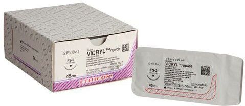 Vicryl Rapide hechtdraad 4-0 (FS-2S) V2920H 36 stuks