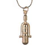 Halsketting - RCA 77D/DX Ribbon Microfoon - Verguld - 24k - 60 cm