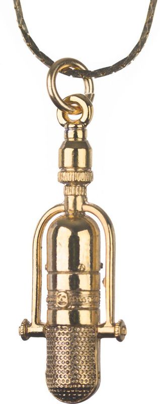 Halsketting - RCA 77D/DX Ribbon Microfoon - Verguld - 24k - 60 cm