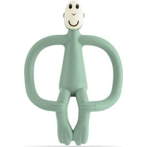 Matchstick Monkey Teething Toy and Gel Applicator bijtring met Borstel 2in1 Mint Green 1 st