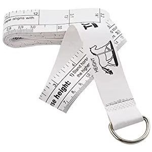 Draagbare meetlint dier gewicht meetlint borst hoogte meetlint voor paard (lengte: 250 cm)