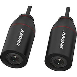 Innovv K3 - Motorfiets videorecorder met 2 camera's (GPS-ontvanger, Volledige HD), Dashcams, Zwart