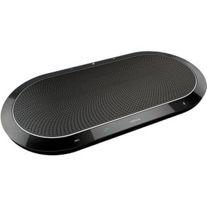 Jabra Speak 810 Microsoft conferentie luidspreker voor grote vergaderingen met bluetooth-adapter en geïntegreerde usb-A-kabel - compatibel met laptops, smartphones en tablets.