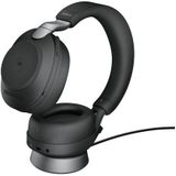 Jabra Evolve2 85 Headset Bedraad en draadloos Hoofdband Kantoor/callcenter USB Type-C Bluetooth Zwart