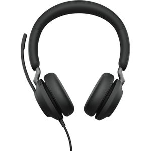 Jabra Evolve2 40 SE Headset Bedraad Hoofdband Oproepen/muziek USB Type-A Zwart
