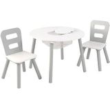 KidKraft® Ronde tafel met 2 stoelen