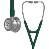 3M Littmann Cardiology IV diagnostische stethoscoop, borststuk met standaardafwerking, jagersgroene slang, roestvrijstalen steel en headset, 27 inch, 6155