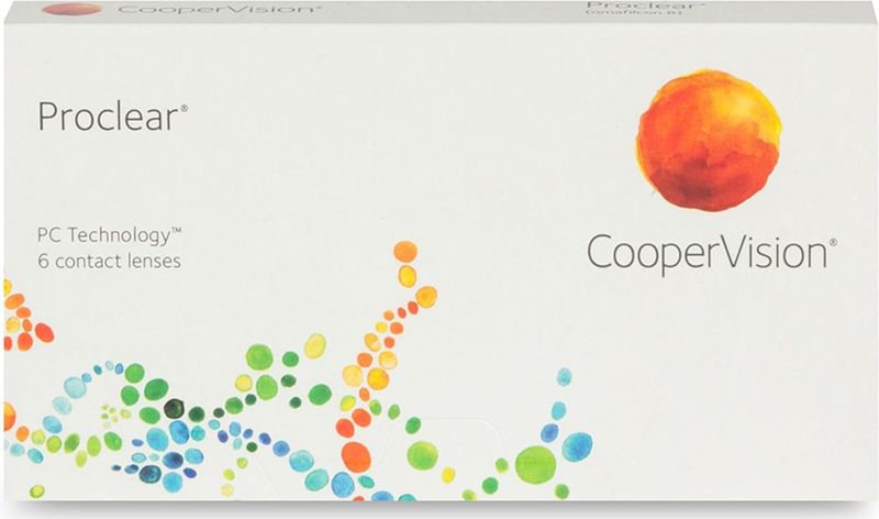 Proclear - Compatibles Sphere - Maandlenzen - Transparant - Omafilcon A, Omafilcon B
