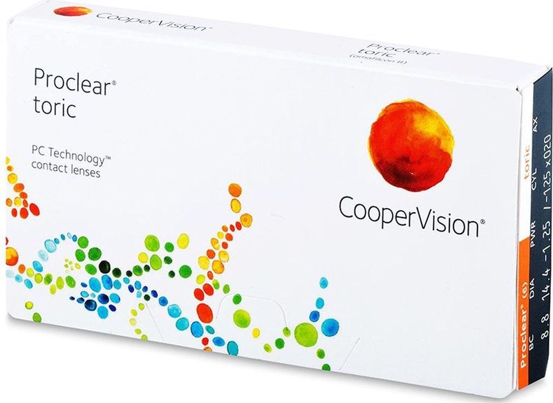 CooperVision - Atrea Select 1 Month Toric - Contactlenzen - -8.00 - 3 Pack