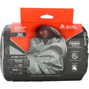 Sol - Bivy / Bivakzakken - Escape Bivvy XL Hood Grey voor Unisex - Grijs