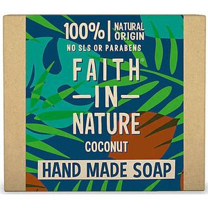 Faith In Nature - Coconut - Handgemaakte Zeep - Vegan Society Gecertificeerd