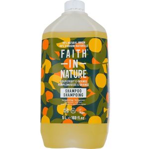 Faith In Nature Shampoo Navulling Grapefruit & Orange 5 liter