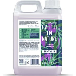 Faith in Nature Lavendel & Geranium Bad en Douchegel 5L