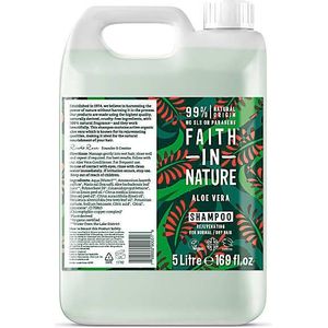 Faith In Nature Shampoo Navulling Aloë Vera 5 liter
