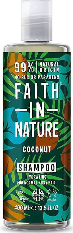 Faith In Nature Coconut Hydraterende Shampoo voor Normaal tot Droog Haar 400 ml