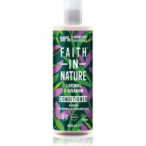 Faith In Nature Lavender & Geranium natuurlijke conditioner voor Normaal tot Droog Haar 400 ml