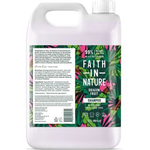Faith In Nature Shampoo Navulling Dragonfruit 5 liter