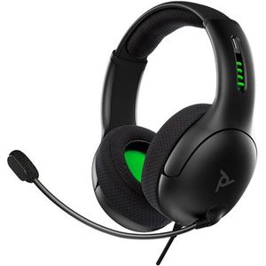 PDP - LVL 50 - Bedrade Gaming Headset - Zwart - 50 mm Stuurprogramma's, Ruisonderdrukkende Microfoon