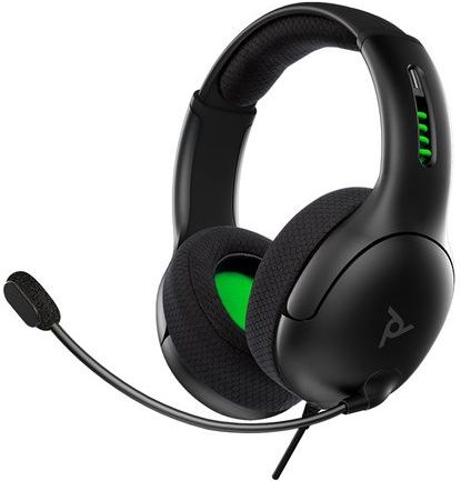 PDP - LVL 50 - Bedrade Gaming Headset - Zwart - 50 mm Stuurprogramma's, Ruisonderdrukkende Microfoon
