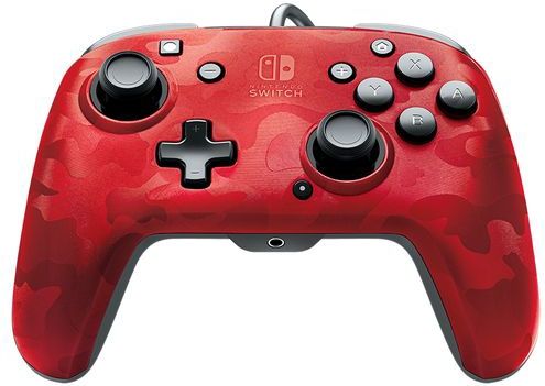 Faceoff Deluxe + Audio - Bedrade Controller - Zwart - Compatibel met Nintendo Switch