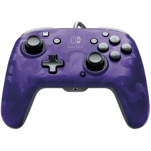 PDP - Faceoff Deluxe+ Audio Controller - Purple Camo - Bedraad