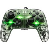 PDP Afterglow Deluxe+ LED bekabeld Gaming Controller - Licensed by Nintendo for Switch and OLED - RGB Hue Color Lights - See through Gamepad Controller - 3.5 mm Jack - Dual Vibration - Paddle Buttons