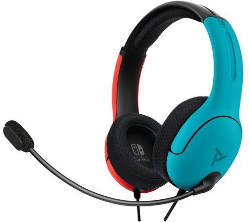 PDP Airlite Gaming Headset - Stereo - Blauw Rood - Nintendo Switch