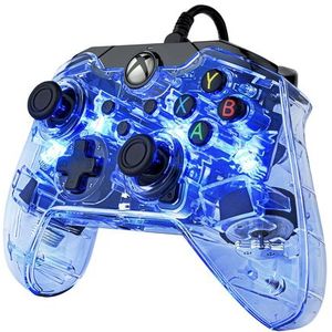 PDP Afterglow Zwart, Blauw, Transparant USB Gamepad Analoog/digitaal Xbox One, Xbox Series S, Xbox Series X