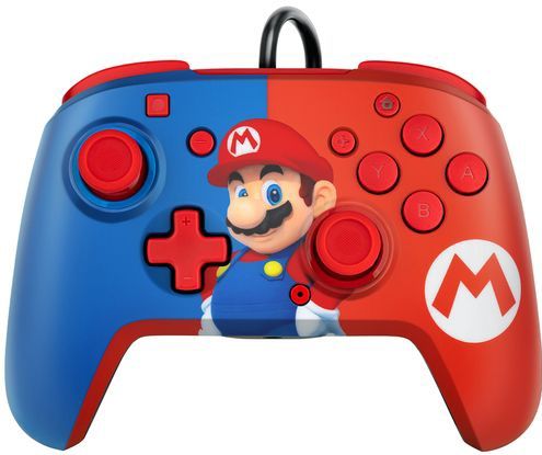 PDP Faceoff Deluxe+ Audio - Nintendo Switch Controller - Mario