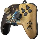 PDP - Faceoff Deluxe+ Audio Wired Controller - The Legend of Zelda - Zwart - Bedraad