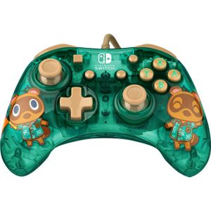 PDP Rock Candy Bedrade Controller: Timmy & Tommy Breezy Blue (Switch), Controller, Groen