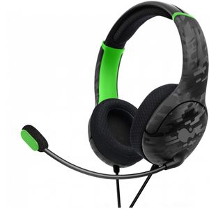 PDP Airlite (Bedraad), Gaming headset, Groen, Zwart