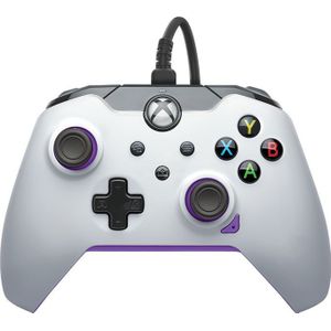 PDP Controller bedraad Kinetic Wit XBOX serie X (Xbox serie S, Xbox One X, Xbox serie X, Xbox, PC), Controller, Paars, Wit