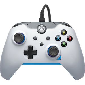 PDP bedraad Controller Ion wit for Xbox Series X|S, Gamepad, bedraad Video Game Controller, Gaming Controller, Xbox One, Officieel gelicentieerd - Xbox Series X