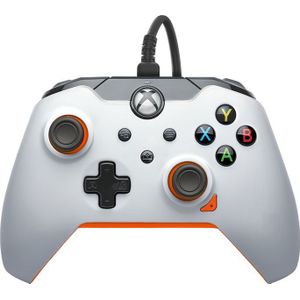 PDP 049-012-WO game controller Oranje, Wit USB Gamepad Analoog/digitaal PC, Xbox, Xbox One X, Xbox Series S, Xbox Series X