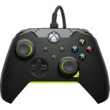 PDP Bekabelde controller Electric Black voor Xbox Series X|S, gamepad bekabelde videogamecontroller, Xbox One, officieel gelicentieerd - Xbox Series X, 049-012-GY