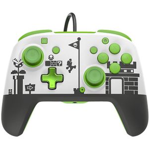 Pdp Switch Rematch Filaire Manette Super Mario Licence Officiel By Nintendo - Customizable Buttons, Sticks, Triggers, And Paddles - Ergonomic Manettes