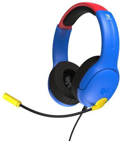 PDP Gaming LVL40 Airlite Headset - Nintendo Switch - Mario