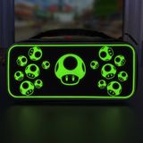 Pdp Gaming Licence Officiel Switch Console Case - 1-Up Glow-In-The-Dark - Works avec Switch Oled & Lite