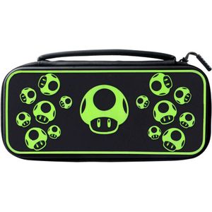 PDP Gaming Officieel gelicentieerd Switch Console Case - 1-UP Glow-in-the-dark - Works met Switch OLED & Lite