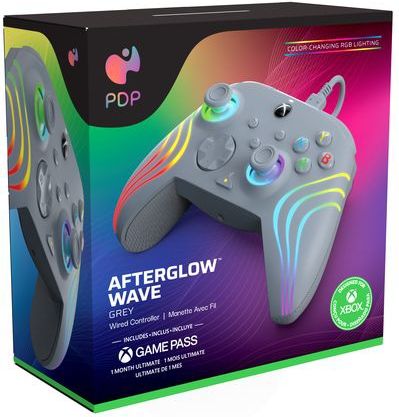 PDP Afterglow WAVE Bedrade Xbox Controller Grijs Xbox Series X
