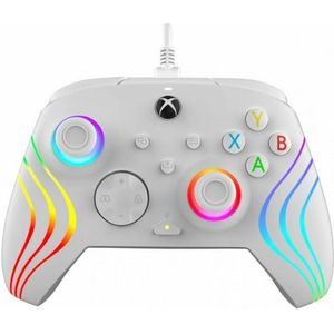PDP AFTERGLOW WAVE - Bedrade controller (Xbox serie X, PC), Controller, Wit
