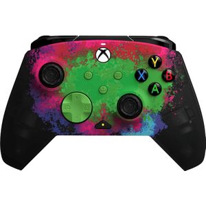 Pdp Rematch Glow Bedrade Controller voor Xbox Series XS Xbox One PC Zwart en Groen