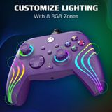 PDP Afterglow Wave (Xbox serie X, Xbox serie S, PC), Controller, Paars